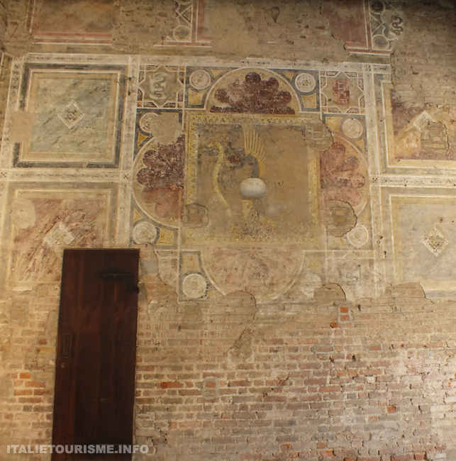 chateau de Pandino fresques- Affreschi nel castello di Pandino (Cremona)
