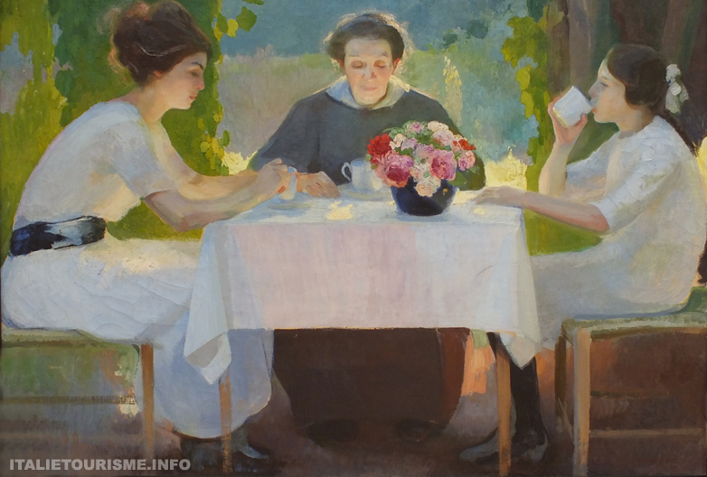 Amedeo Bocchi, La colazione del mattino (le petit déjeuner), 1919