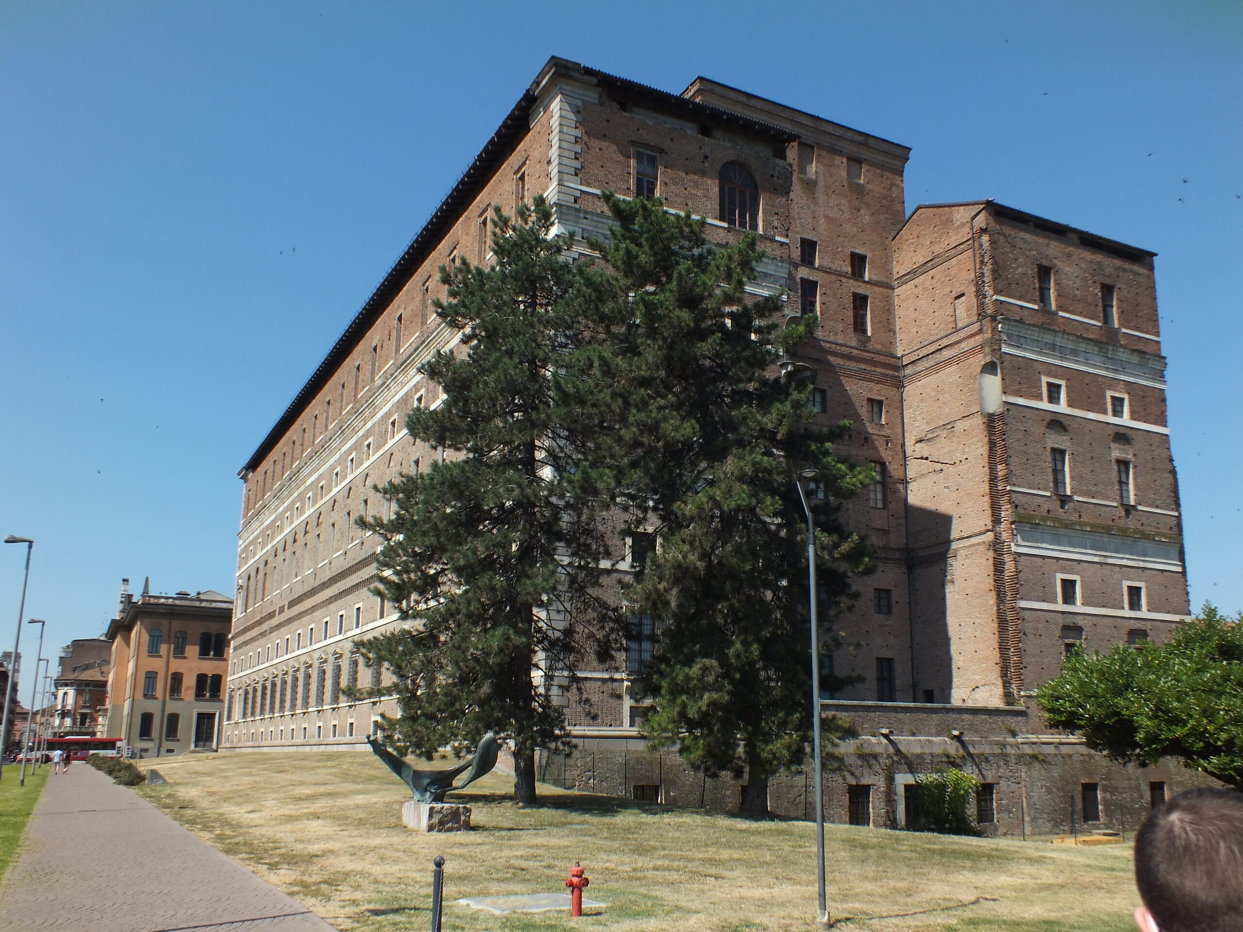 Palazzo Farnese, vista verso il centro città