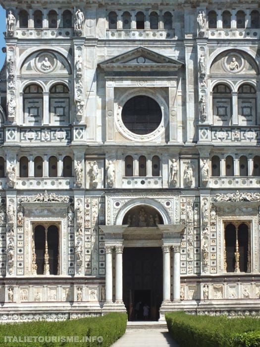 La Chartreuse de Pavie, façade