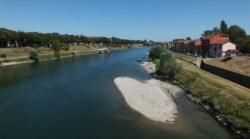 Le Tessin vu du pont couvert