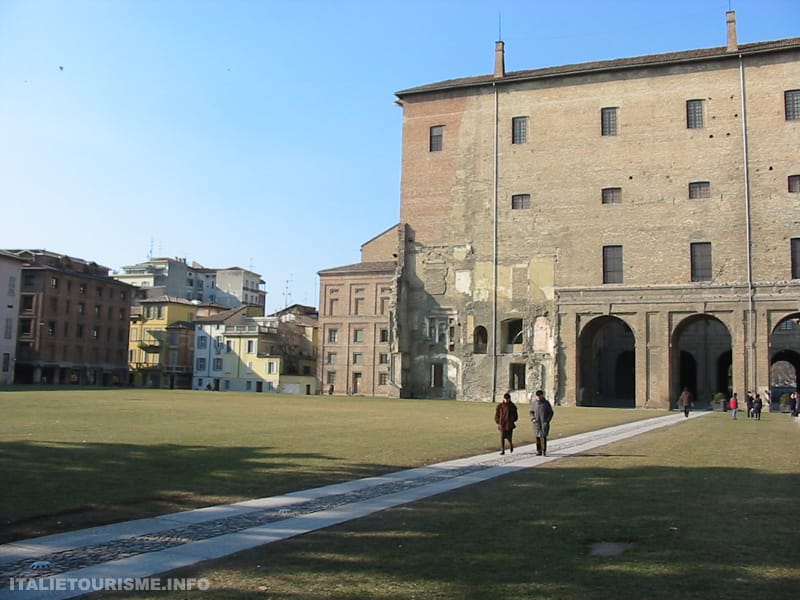Transformation de la Pilotta de Parme (Italie) au cours du temps